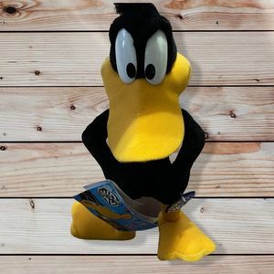 VTG Daffy Duck Looney Tunes 1994 Plush Toy Warner Bros